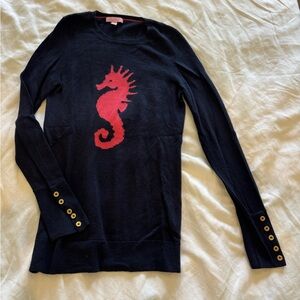 Lily Pulitzer Sea Horse Sweater